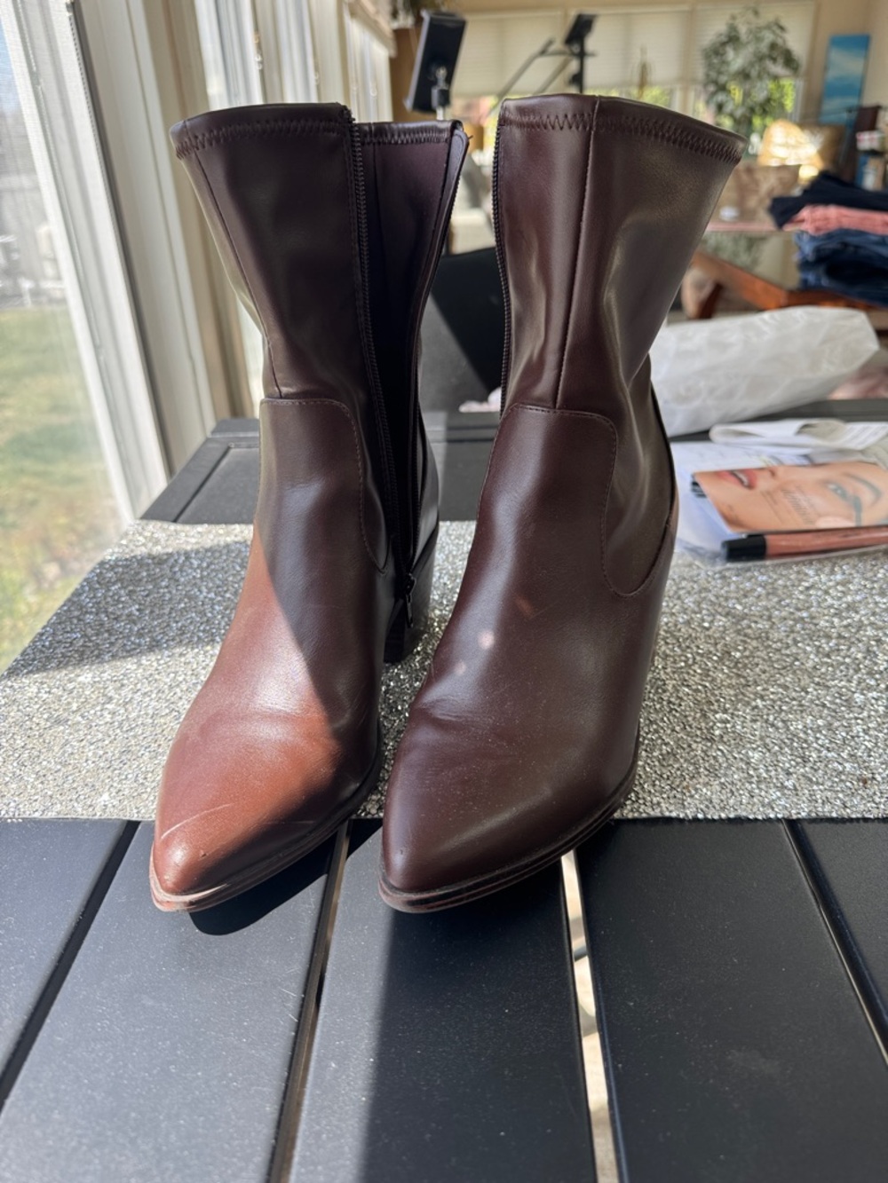 Dolce Vita Ankle Boots - Brown- 8